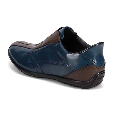 マドラス madras 特許 リカバリーメタインソール搭載シューズ  クイックフィット カジュアルレザースニーカー　M503MT GRAY/NAVY 25.0