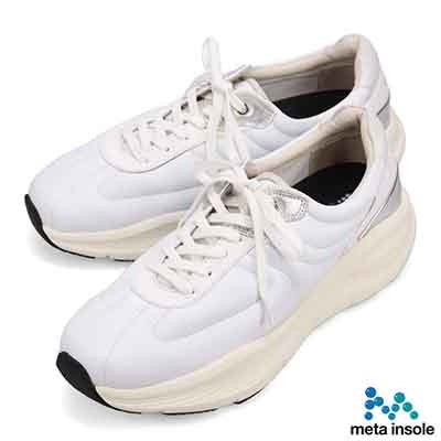 マドラス madras 特許 Recovery meta insole搭載シューズ　ボリュームソール カジュアルスニーカー　M5235MT WHITE 25.0