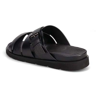 マドラス madras 特許 リカバリーメタインソール搭載シューズ  レザーサンダル  M531MT BLACK-EB M（25.0～25.5ｃｍ）