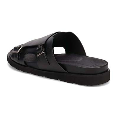 マドラス madras 特許 リカバリーメタインソール搭載シューズ  レザーサンダル  M532MT BLACK-EB M（25.0～25.5ｃｍ）