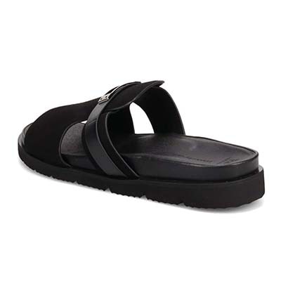 マドラス madras 特許 リカバリーメタインソール搭載シューズ  レザーサンダル  M533MT BLACK-SILKY M（25.0～25.5ｃｍ）