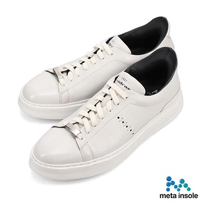マドラス madras 特許 リカバリーメタインソール搭載シューズ  カジュアルレザースニーカー　M594MT WHITE 25.0