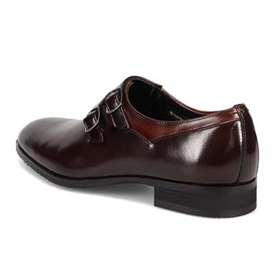 【GORE-TEX】マドラス madras 特許 リカバリーメタインソール搭載シューズ ダブルモンクストラップドレスシューズ　M712GMT D-BROWN/BROWN 25.0