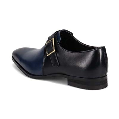 【GORE-TEX】マドラス madras 特許 リカバリーメタインソール搭載シューズ  ゴアテックス モンクストラップドレスシューズ　M737GMT BLACK 25.0