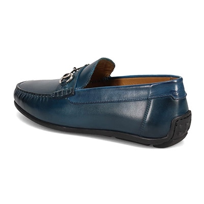 マドラス madras 特許 リカバリーメタインソール搭載  ビット付きスリッポンシューズ M8615MT BLUE 25.0