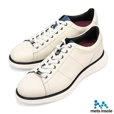マドラス madras 特許 リカバリーメタインソール搭載シューズ  カジュアルレザースニーカー　M8881MT WHITE 25