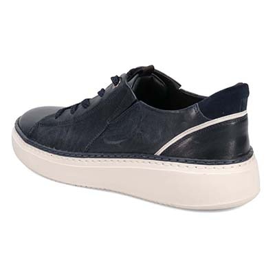 マドラス madras 特許 リカバリーメタインソール搭載シューズ  クイックフィット カジュアルレザースニーカー　M8884MT NAVY 25.0