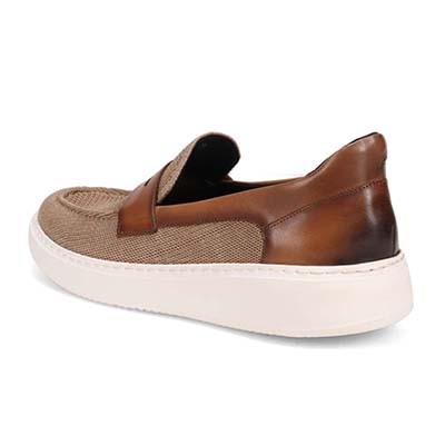 マドラス madras 特許 リカバリーメタインソール搭載シューズ メンズスリッポンニットスニーカー　M8888MT BEIGE/BROWN 25.0