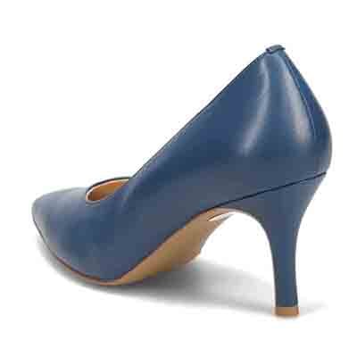 マドラス madras 特許 リカバリーメタインソール搭載 7.0cm  ポインテッドトゥパンプス MAL9105MT BLUE 23.0