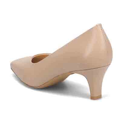 マドラス madras 特許 リカバリーメタインソール搭載 5.5ｃｍ ソフトなスクエアトゥパンプス MAL9106MT BEIGE 23.0