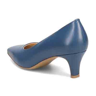 マドラス madras 特許 リカバリーメタインソール搭載 5.5ｃｍ ソフトなスクエアトゥパンプス MAL9106MT BLUE 23.0