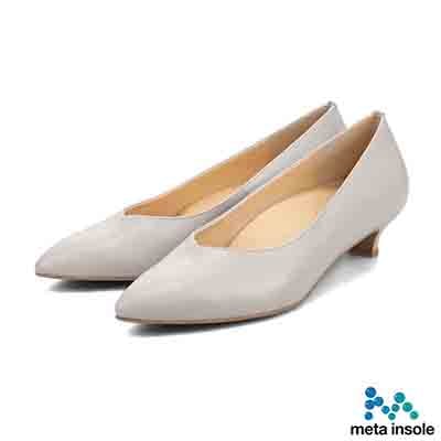 マドラス madras 特許 リカバリーメタインソール搭載  フォーマル 3.5cm  ローヒールパンプス MAL9107MT L-GRAY 23.0