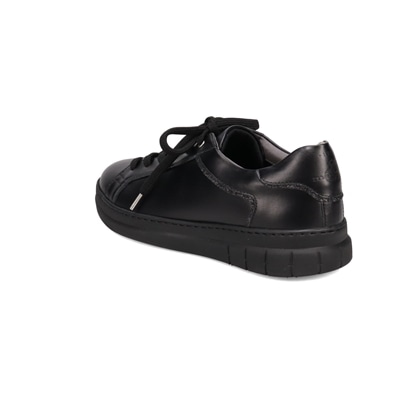 マドラス madras 特許 リカバリーメタインソール搭載 ソフトな履き心地のレザースニーカー　MAL9112AMT BLACK/BLACK 36（23.0ｃｍ相当）