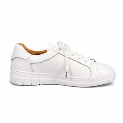 マドラス madras 特許 リカバリーメタインソール搭載 ソフトな履き心地のレザースニーカー　MAL9112MT WHITE 36（23.0ｃｍ相当）