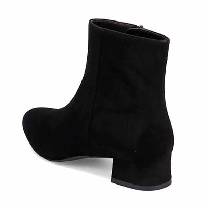 マドラス madras 特許 リカバリーメタインソール搭載 カジュアルにもエレガントにも映える 実用性に磨きをかけた 超万能プレーン3.5ｃｍショートブーツ　MAL9115MT BLACK-SILKY 23.0