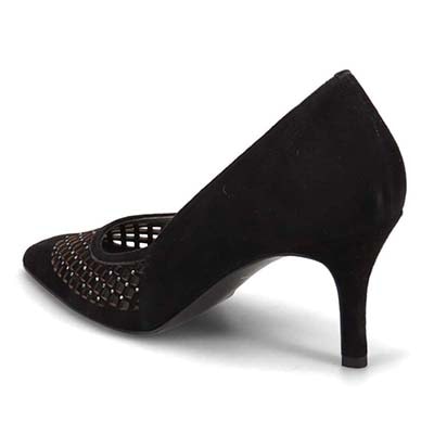 マドラス madras 特許 リカバリーメタインソール搭載 7cmヒール デザインパンプス　MAL9122MT BLACK-SILKY 23.0