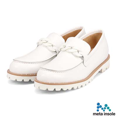 マドラス madras 特許 リカバリーメタインソール搭載　上質できちんと感のあり足元が華やぐビットローファー　MAL9127MT WHITE 23.0
