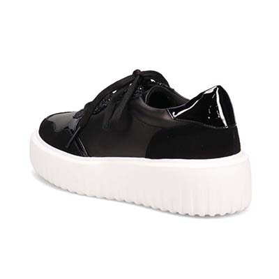 マドラス madras 特許　 リカバリーメタインソール搭載  トレンド感とスタイルアップが叶う厚底スニーカー　MAL9141MT BLACK 23（23.0～23.5cm相当）