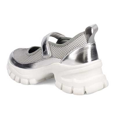 マドラス madras 特許 metaインソール搭載　進化系厚底メリージェーンスニーカー　MAL9157MT L-GRAY 36（23.0ｃｍ相当）