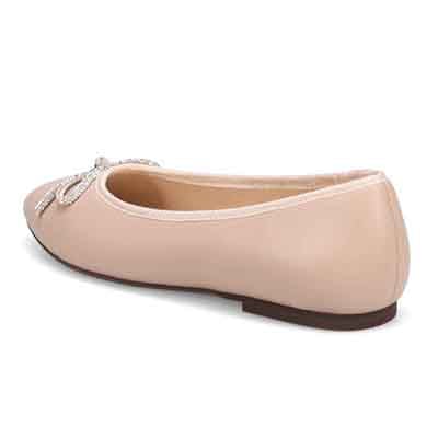 マドラス madras 特許 Recovery meta insole搭載 キラキラリボン バレエシューズ MAL9168MT BEIGE 23.0
