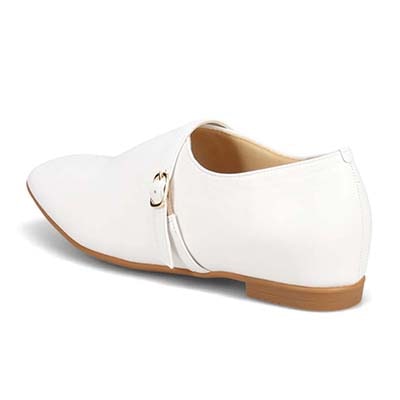 ミッシーデミッシー missy des missy 甲ベルト フラットシューズ　MMD3640 WHITE 23.0