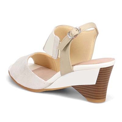 ミッシーデミッシー missy des missy カラーブロック ウエッジサンダル　MMD3641 OAK 23.0