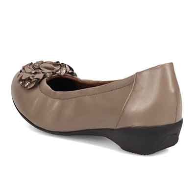 ミッシー デ ミッシー missy des missy 本格的なボロネ‐ゼ製法 足入れの良いラウンドトウ・バレエシューズ MMD7501 OAK 23.0