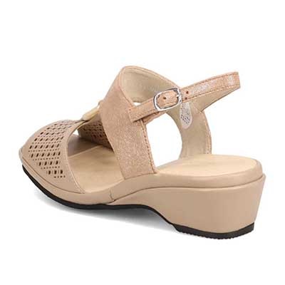 ミッシーデミッシー missy des missy ボロネーゼ製法のウェッジサンダル　MMD7525 BEIGE M　(23.0～23.5)