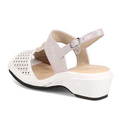 ミッシーデミッシー missy des missy ボロネーゼ製法のウェッジサンダル　MMD7525 BEIGE M　(23.0～23.5)