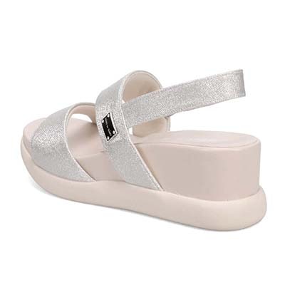 ミッシーデミッシー missy des missy ウェッジヒールサンダル　MMD8000 SILVER M　(23.0～23.5)