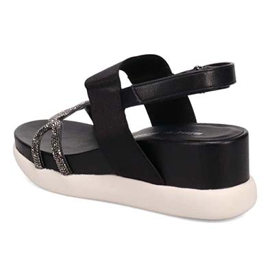 ミッシーデミッシー missy des missy ウェッジヒールサンダル　MMD8001 BLACK M　(23.0～23.5)