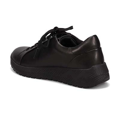 マドラス madras 特許 リカバリーメタインソール搭載シューズ  カジュアルレザースニーカー　MS561MT　ユニセックスサイズ展開 BLACK 23.0（23.5cm相当の足入れ感）