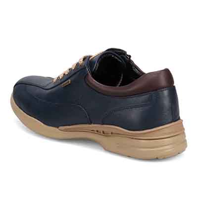 【GORE-TEX】マドラスウォーク madras Walk 「Recovery Shiatsu Insole」搭載で指圧効果により血行をよくする。　全天候快適 ゴアテックス　レースアップタウンカジュアルシューズ　MW7400R NAVY 25.0