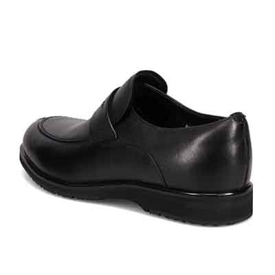 【GORE-TEX×防滑】madras Walk「Recovery Shiatsu Insole」搭載　指圧効果により血行をよくする。ゴアテックス搭載   防滑  幅広4E ラウンド スリッポンドレスカジュアルシューズ　MW7412HR BLACK 25.0