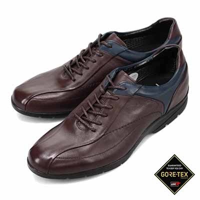 【GORE-TEX】マドラスウォーク madrasWalk　全天候快適なレースアップカジュアルシューズ MW7700 D-BROWN/NAVY 25.0