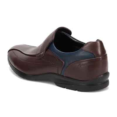 【GORE-TEX】マドラスウォーク madras Walk 「Recovery Shiatsu Insole」搭載で指圧効果により血行をよくする。　全天候快適なゴアテックススリッポン・カジュアルシューズ　MW7702R D-BROWN/NAVY 25.0