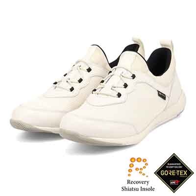 【GORE-TEX】マドラスウォーク madras Walk 「Recovery Shiatsu Insole」搭載で指圧効果により血行をよくする。 通勤快適  トラベルウォーキングにもお勧め！ 快適軽量スニーカー  MWL1004R WHITE 23.0