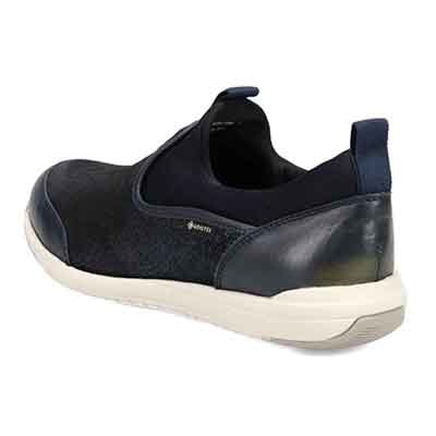 【GORE-TEX】マドラスウォーク madras Walk 「Recovery Shiatsu Insole」搭載で指圧効果により血行をよくする。スニーカー感覚で普段履きにもピッタリ！ さまざまなスタイルにも合うスリッポンスニーカー  MWL1006R NAVY-M 23.0