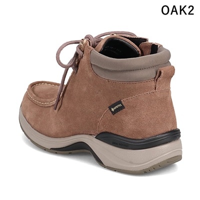 【GORE-TEX】 マドラスウォーク madras Walk  モカタイプのレザーショートブーツ MWL1012 OAK2 23.0