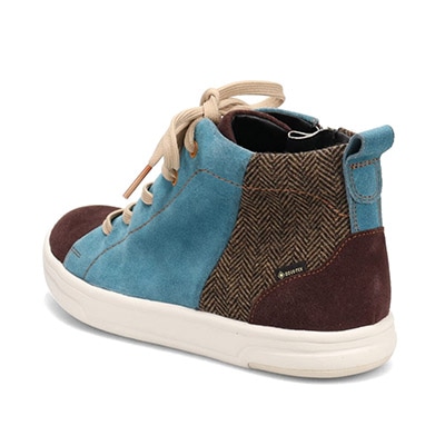 【GORE-TEX】 マドラスウォーク madras Walk 雨でも足首周りが濡れない♪  カジュアルハイカットスニーカー MWL1023S D-BROWN/GREEN 23.0