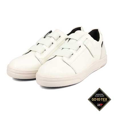 【GORE-TEX】マドラスウォーク madras Walk  より足馴染みの良い革にグレードアップ　ベルテッドスニーカー  MWL1027 BEIGE 23.0