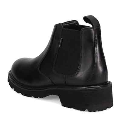 【GORE-TEX】マドラスウォーク madras Walk 「Recovery Shiatsu Insole」搭載　指圧効果により血行をよくする。防滑×防水　4.5cmヒールのタンクソールサイドゴアブーツ MWL1048R BLACK 23.0