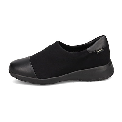 【GORE-TEX】マドラスウォーク madras Walk 「Recovery Shiatsu Insole」搭載で指圧効果により血行をよくする。　防水・透湿機能を兼ね備えたゴアテックス・ストレッチシューズ　MWL1201R BLACK 23.0