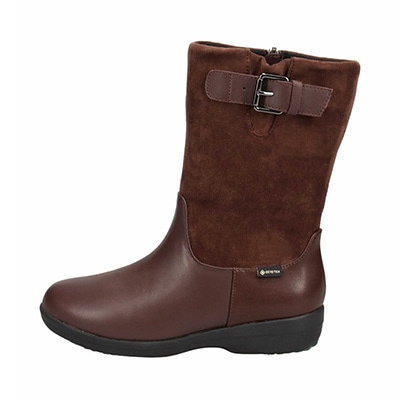 【大きいサイズ】 GORE-TEXマドラスウォーク madras Walk ミドル丈でより暖かく　軽くて履きやすい ミドルブーツ MWLQ2207 D-BROWN 25.5