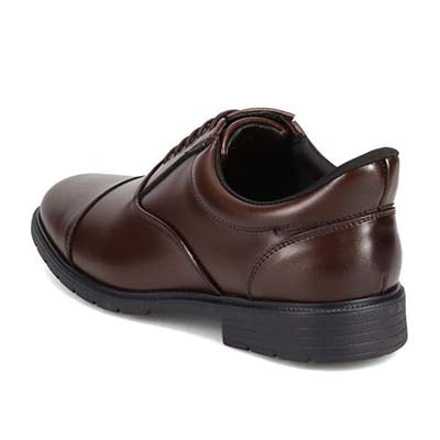 プロ コンフォート PRO-COMFORT Easy Wearing（簡単装着）内羽根ストレートチップビジネスシューズ　PC6009 BROWN 25.0