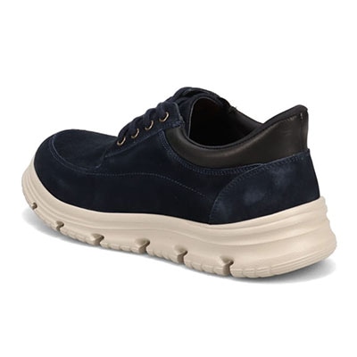 プロ コンフォート PRO-COMFORT クイックフィットレースアップカジュアルシューズ   PC6012 NAVY-SILK 25.0