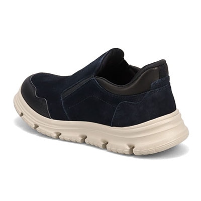 プロ コンフォート PRO-COMFORT クイックフィットレースアップカジュアルシューズ   PC6013 NAVY-SILK 25.0