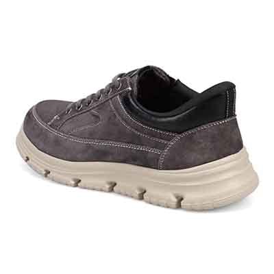 プロ コンフォート PRO-COMFORT メンズ レースアップカジュアルシューズ　PC6014 GRAY-SILKY 25