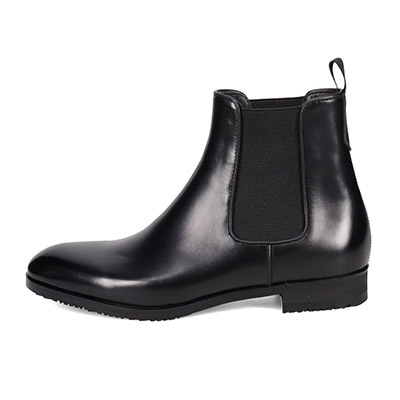 マドラス madras 特許 リカバリーメタインソール搭載  サイドゴアブーツ  SPM448MT BLACK 25.0