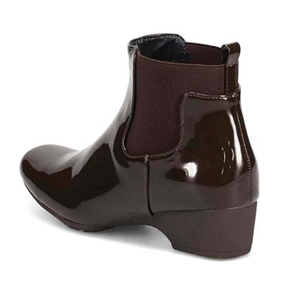 ソフトステップ SOFT STEP 雨の日も安心♪レイン対応ショートゴアブーツ KHAKI-E 23.0